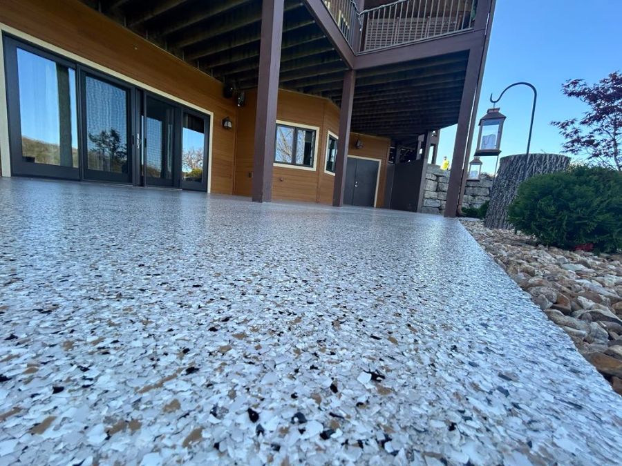 Patio & Outdoor Epoxy Flooring finish available from Mountain Home Epoxy Flooring by Twin Lakes Epoxy in Mountain Home, Arkansas